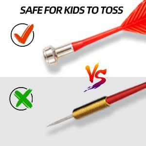 Magnetic Dart Board - 12Magnetic Darts+12Sticky Balls Or 2 Toy Gun+40 Foam Dart,Fun for Family Game and Party with Friends, Christmas Birthday Gifts Toys for 3-12 Year Old Boys