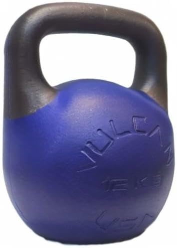 Vulcan Competition Kettlebell – Ergonomic Steel Design with 35mm Wide Grip Handle | Ideal for Strength Training and Workouts | Suitable for All Hand Sizes
