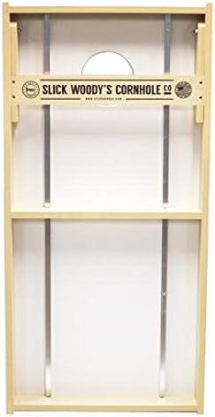 Slick Woody's Professional-Grade TREX Cornhole Boards - 4'x2' All Weather Regulation Corn Hole Toss Game with 8 Resin Filled Bags