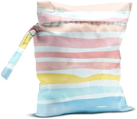 Wet Bag, Wet Dry Bag, Wet Bag for Swimsuit, Travel, Beach, Pool, Diapers, Dirty Yoga Gym Clothes, Makeup Bag, Waterproof Reusable Beach Bag Ocean Decor Starfish Sea Horse Anchor