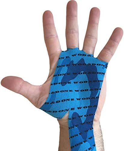 WOD&DONE Custom Hand Protection Athletic Tape Grips for Pullups, Functional Fitness, Gymnastics