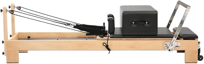 Pilates Reformer Sitting Box 27.4 x 15.6 x 11.2 inches, Pilates Equipment Accessories, Suitable for Home Workouts and Professional Studio Use