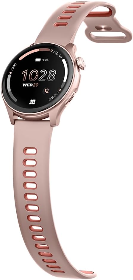 Cubitt Aura Smartwatch/Fitness Tracker with 1.43" Touch AMOLED Screen, Bluetooth Calling, 60+ Sports, Blood Oxygen, Heart Rate, Stress/Sleep Monitor, Waterproof, Step Counter, Compass Support