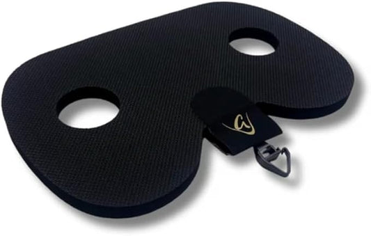 Godfrey Original Rowing Seat Pad for Men & Women - Anti-Slip Rower Cushion with Optional Clip for in-Boat, Concept2, Peloton, Hydrow & WaterRowers