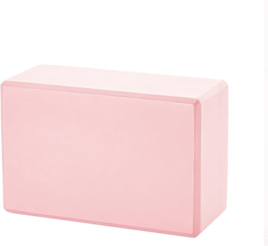 High-Density EVA Yoga Block – Hard & Thick (250g) Block for Yoga, Pilates, Dance Workout – Non-Slip Exercise Brick for Beginners, 9x6x4 Inches