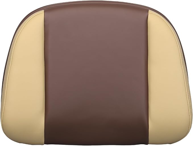 Lean Pro Casting Fishing Boat Seat High Back Bass Boat Seat, Brown/Khaki