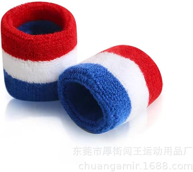 Sweatbands Sports Wristbands for Kids and Women - 3 inch Elastic Athletic Wrist Bands for Tennis, Basketball, Running, Working Out