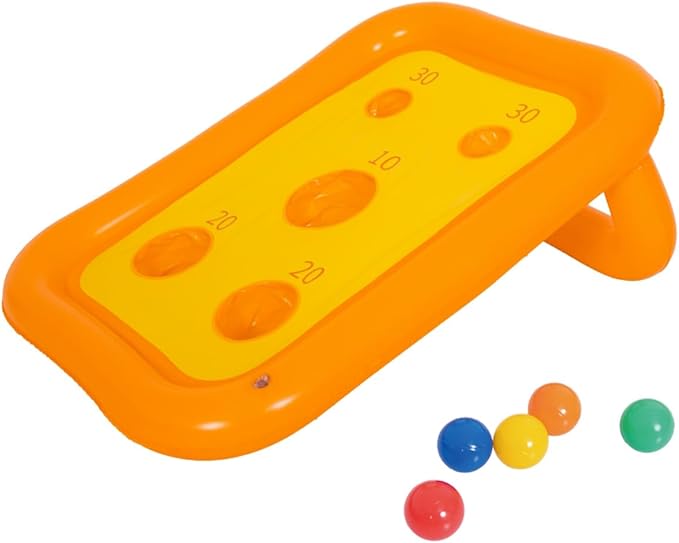 DIMAR GARDEN Pool Toss Ball Game Toy for Swimming Pool Party Toys Deals, Orange