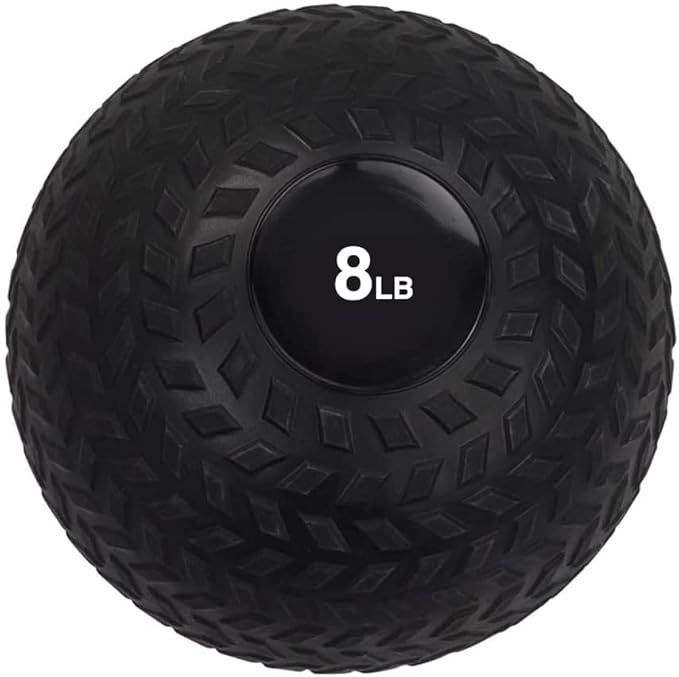 Body Sport Slam Ball with Tread Surface, Versatile, Workout Training, Strength Building, Improve Muscle Mass