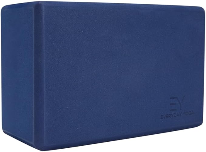 𝗘𝘃𝗲𝗿𝘆𝗱𝗮𝘆 𝗬𝗼𝗴𝗮 Foam Block with Soft Non-Slip Surface for Stability, Balance, and Deepen Stretches - Ideal for Yoga, Pilates, and Meditation Accessories (Sold Singular)