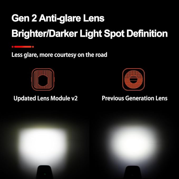 TOWILD CL2000 Bike Lights for Night Riding,2000LM Super Bright Bicycle Headlight,Waterproof Bike Front Light for Mountain Road Cycling Commuting