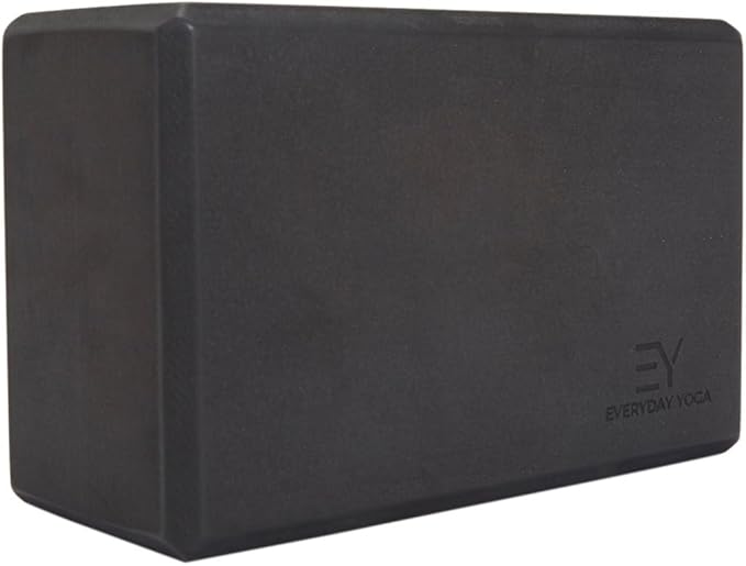 𝗘𝘃𝗲𝗿𝘆𝗱𝗮𝘆 𝗬𝗼𝗴𝗮 Foam Block with Soft Non-Slip Surface for Stability, Balance, and Deepen Stretches - Ideal for Yoga, Pilates, and Meditation Accessories (Sold Singular)