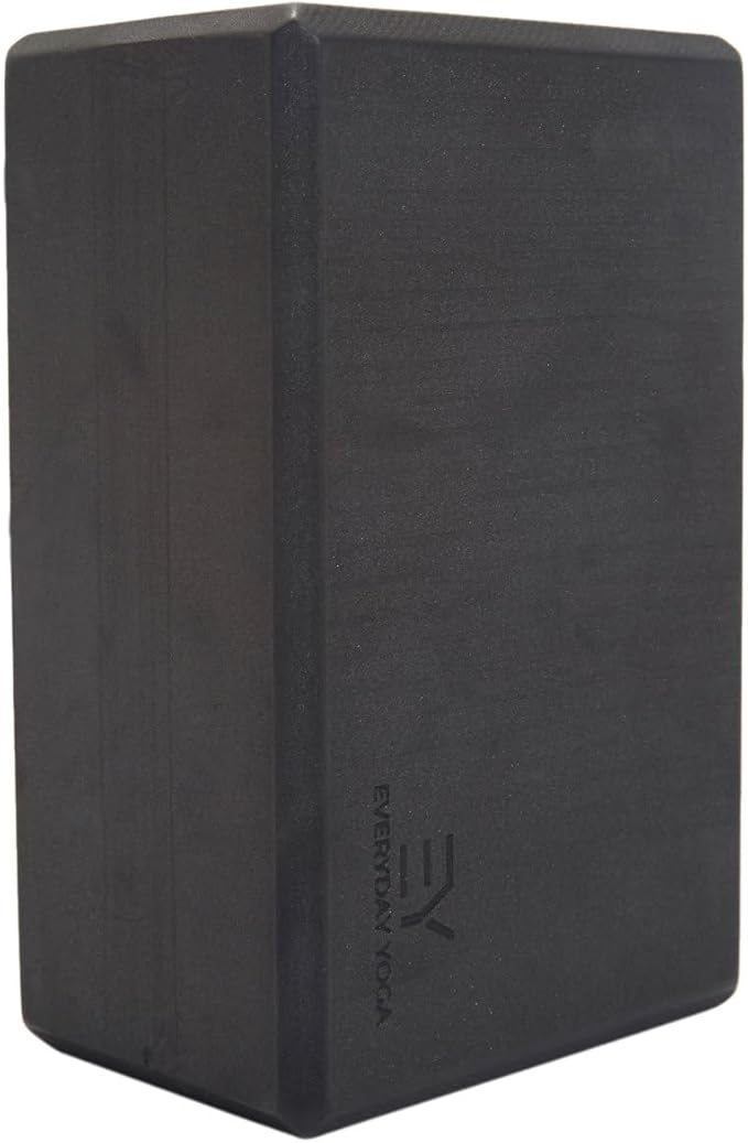 𝗘𝘃𝗲𝗿𝘆𝗱𝗮𝘆 𝗬𝗼𝗴𝗮 Foam Block with Soft Non-Slip Surface for Stability, Balance, and Deepen Stretches - Ideal for Yoga, Pilates, and Meditation Accessories (Sold Singular)