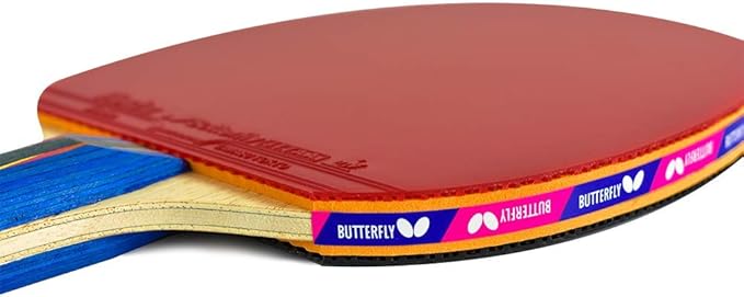 Butterfly Zhang Jike Shakehand Table Tennis Box Set Racket - Good Spin & More Speed – Powered by Carbon Fiber – Includes A Free Racket Case - Recommended For Intermediate Level Ping Pong Players
