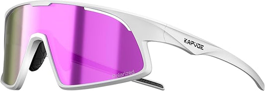KAPVOE Polarized Cycling Glasses Men Women Sports Sunglasses for Mountain Bike Running Fishing Baseball K383