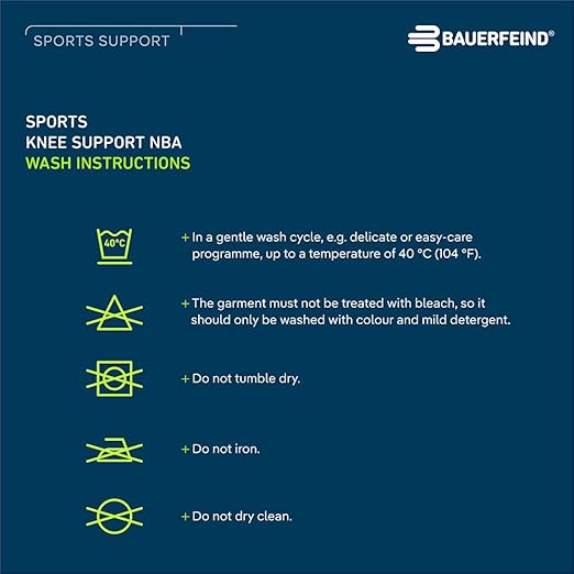 Bauerfeind Sports Compression Knee Support NBA Dallas Mavericks - Lightweight Design with Gripping Zones for Basketball Knee Pain Relief & Performance (Mavericks, L)