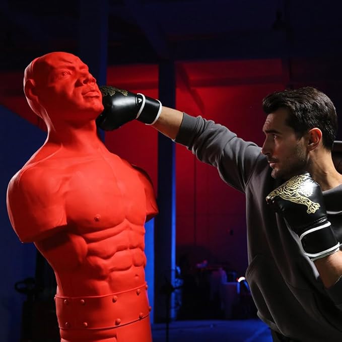 Bob Punching Dummy,Precision Strike,Durable Silicone Punching Bag with Large Base for Adult Child,Home Office Gymgym, Taekwond,Warm Up