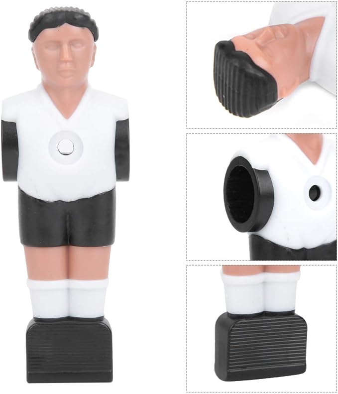 11Pcs Foosball Men, Foosball Players Table Soccer Ball Player Replacement Parts for 1.4M Table Soccer Figurines Football Game Machine Accessory (11x3.7cm/4.3x1.5in)