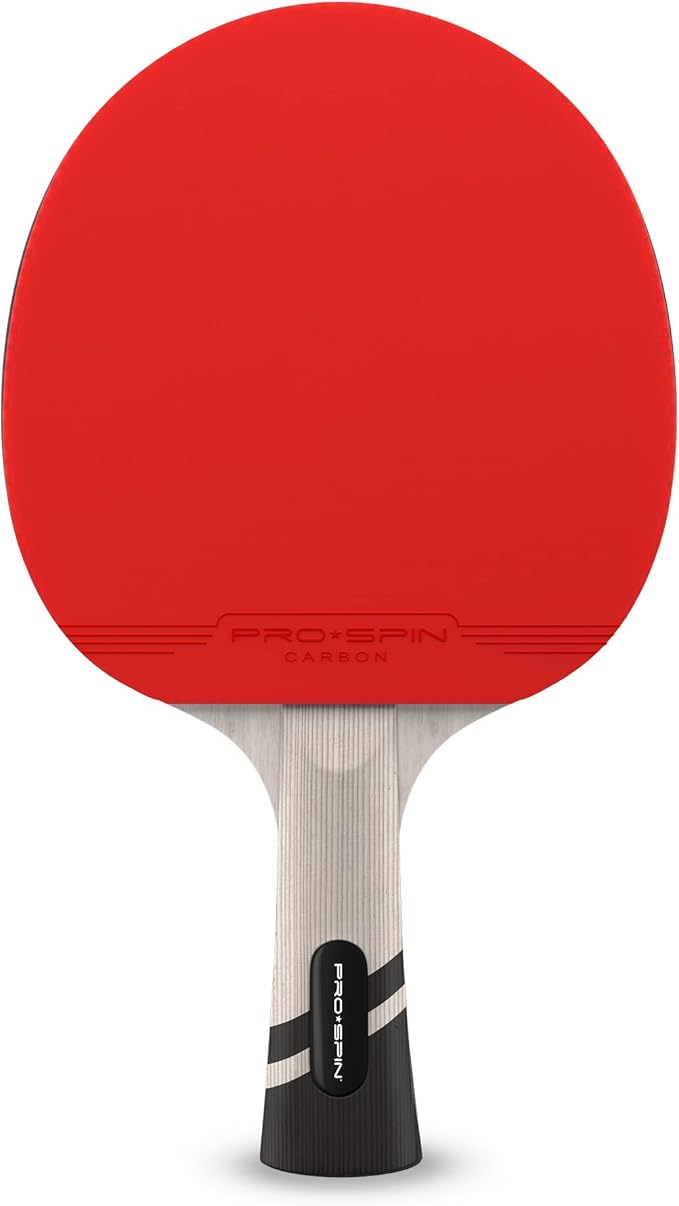PRO SPIN Ping Pong Paddles - Professional Level Table Tennis Rackets with Carbon Fiber for Superior Control | 7-Ply Blade, Premium Rubber, 2.0mm Sponge | Includes Protector Case