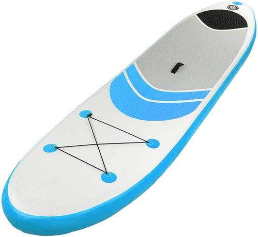 Surfboard Water Sport Stand Up Paddle Surfing Board Surf Tool Folding Portable Inflatable Surfboard for 305x76x15cm Beach Ocean Surf Spot