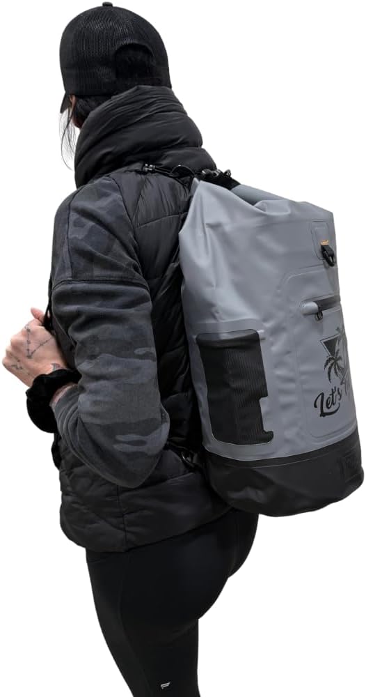 Let's Tie Up Waterproof Dry Bags for Boating and Outdoors | Ultimate Roll-Top Dry Bag: Style, Functionality, and 100% Waterproof Protection for All Your Boating and Outdoor Adventures | 20L