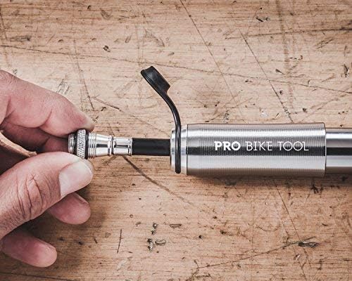 Pro Bike Tool Mini Bike Pump - Compact and Portable Bicycle Tire Pump for Fast Inflation - Compatible with Presta and Schrader Valves - Lightweight and Durable Design - Essential Bicycle Accessories