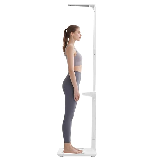 Professional Digital Physician Scale - Multifunction Body Weight and Ultrasonic Height Analyzer - 440lbs Capacity Medical Scale 31.5-76.77 in