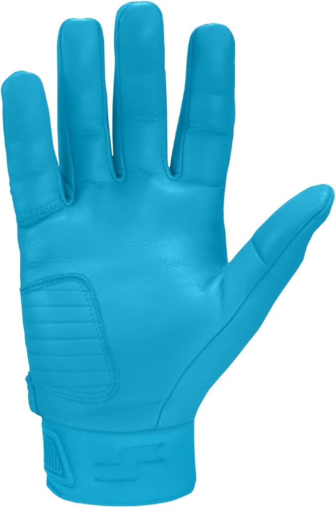 SSK Showcase Youth Baseball Batting Gloves - Durable Full Cabretta Leather Glove - 8 Colors