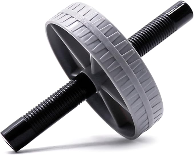 Wheel Abdominal Core Workout Roller Abdominal Muscle Trainer Fitness Equipment for Effective Core Workout PP, Steel Pipe