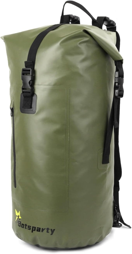 Waterproof Dry Bag Backpack - 25L/35L Lightweight Hiking Pack with Zippered Pocket for Camping, Kayaking, Travel, Hiking, Fishing, Outdoor Enthusiasts(35L)
