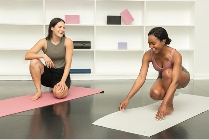 Everyday Yoga Deluxe Mat - 72"L x 24"W Non Slip Exercise Mat, Anti-Tear, 3-5mm Thickness for Yoga, Pilates & Floor Workouts