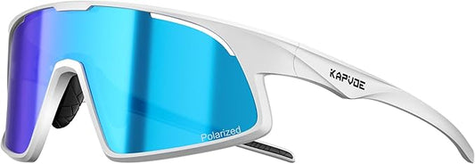 KAPVOE Polarized Cycling Glasses Men Women Sports Sunglasses for Mountain Bike Running Fishing Baseball K383