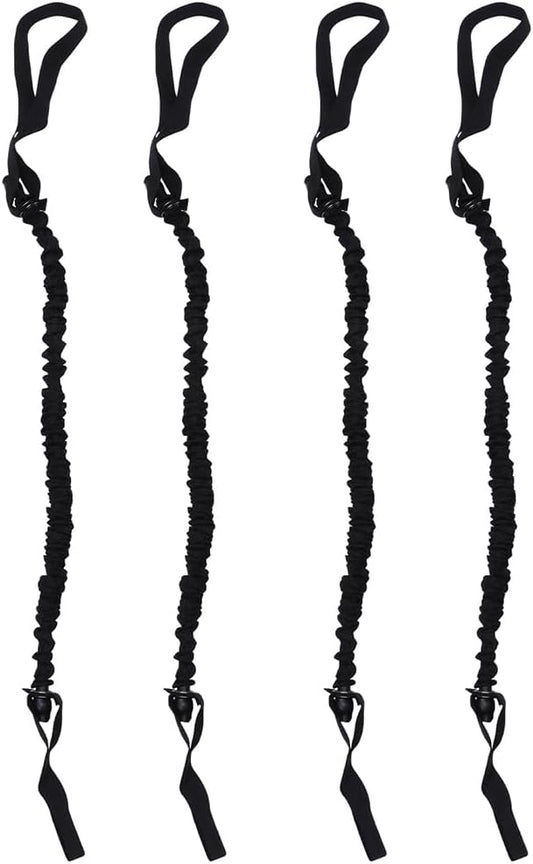 Abdominal Wheel Elastic Rope - Resistance Bands for Core Strength Training Multi-Functional Ab Roller with Cloth Cover for Home and Gym Use