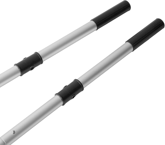 1 Pair 132cm Detachable Boat Oars Thickened Floating Aluminum Alloy Kayak Paddles for Rowing Boats Raft