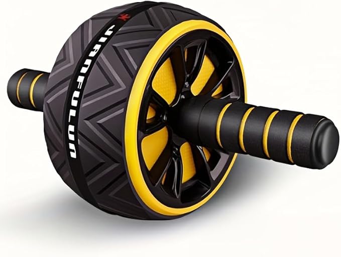 Ab Roller Wheel - Core & Chest Muscle Training Wheel, Abs Workout Equipment, Fitness Equipment for Home Gym, Wider Ab Machine with Knee Pad Accessories