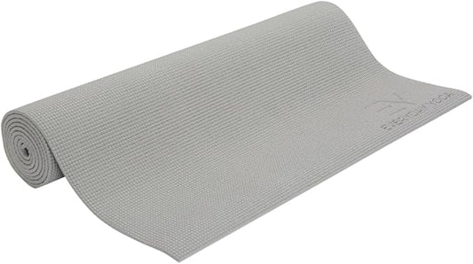 Everyday Yoga Deluxe Mat - 72"L x 24"W Non Slip Exercise Mat, Anti-Tear, 3-5mm Thickness for Yoga, Pilates & Floor Workouts