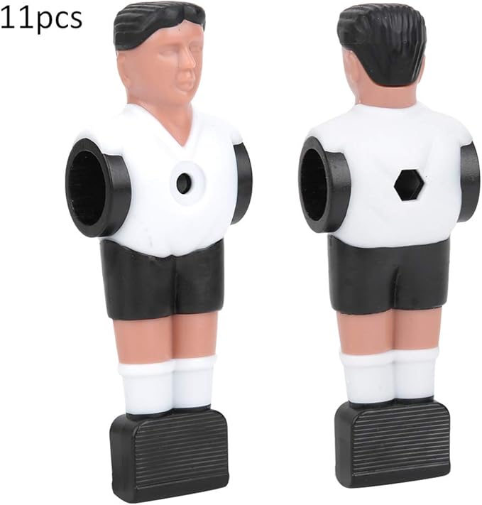 11Pcs Foosball Men, Foosball Players Table Soccer Ball Player Replacement Parts for 1.4M Table Soccer Figurines Football Game Machine Accessory (11x3.7cm/4.3x1.5in)