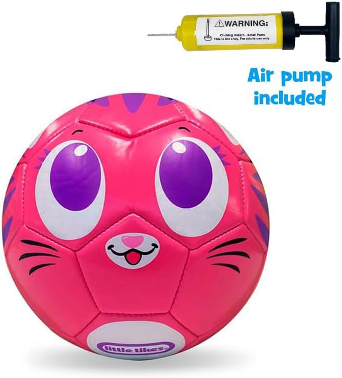 Little Tikes Kitty Soccer Ball – Soft, Lightweight Toddler Soccer Ball for Indoor & Outdoor Play – Designed for Ages 36+ Months