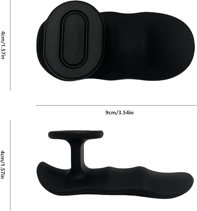 Ergonomic Non-Slip Fitness Grip Pads,Secured Finger Clip Hand Grips for Weightlifting,Pull-Ups,Dumbbells,Gym Workout Gloves,Palm Protectors for Men and Women(Black/Grey)