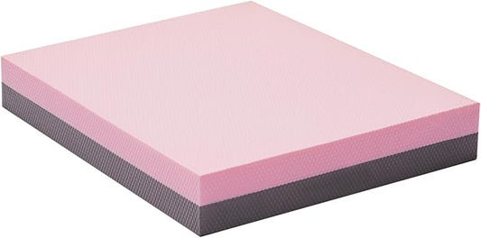 Balance Pad- High-Density Foam Cushion Mat for Yoga, Exercise & Fitness, Non-Slip Stability Trainer for Core Workouts, Thick Foam Balance Board (19.7×15.7×2.4 in)