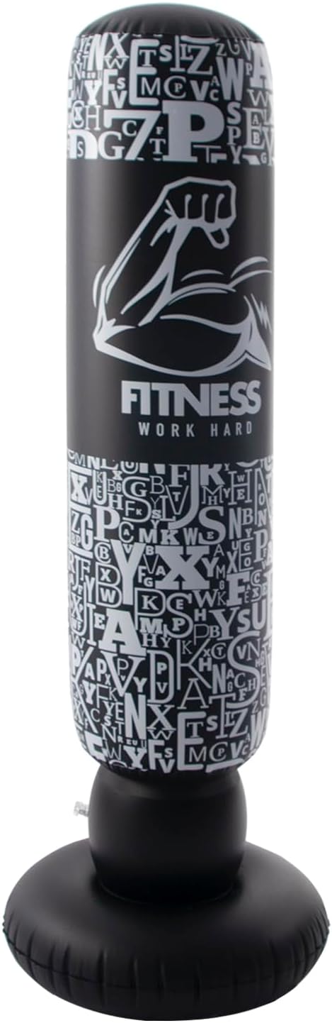 DIMAR GARDEN Inflatable Punching Bag for Kids, 64 Inch Boxing Bag for Karate & Taekwondo Practice