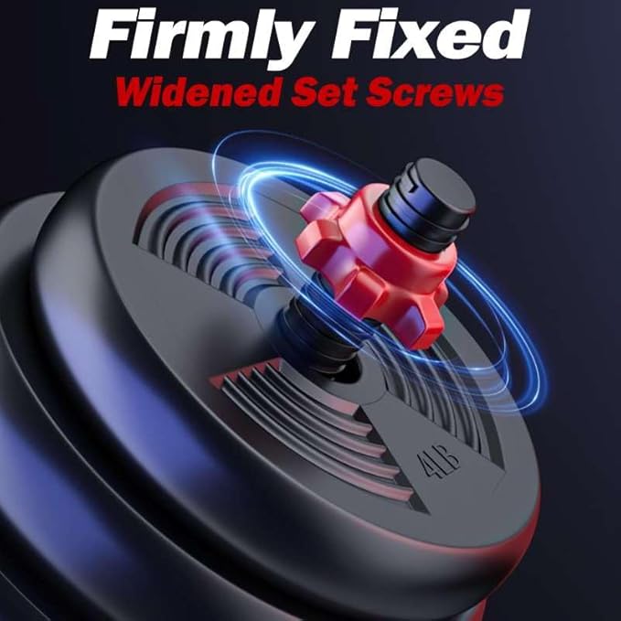 Adjustable Dumbbells Set - 20lbs/30lbs/70lbs/90lbs Multi-Functional Fitness Set, Kettlebell & Barbell Patterns, Beginner Dumbbell Fitness