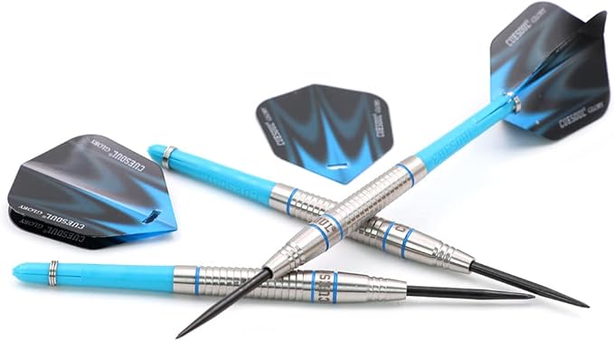 CUESOUL Professional Tungsten Steel Tip Dart Set 85% Tungsten 22g/24g/26g-Glory Series