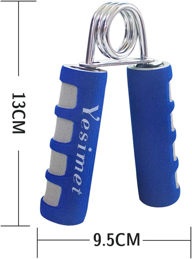 2 Pack Hand Grip Strengthener Set, Forearm Exerciser, Finger Gripper, Grip Strength Trainer, Hand Grip- Soft Foam Hand Exercise for Quickly Increasing Wrist Forearm and Finger Strength