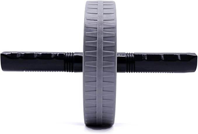 Wheel Abdominal Core Workout Roller Abdominal Muscle Trainer Fitness Equipment for Effective Core Workout PP, Steel Pipe
