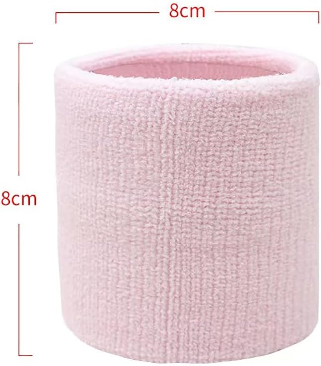 Sweatbands Sports Wristbands for Kids and Women - 3 inch Elastic Athletic Wrist Bands for Tennis, Basketball, Running, Working Out