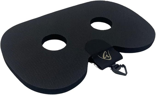 Godfrey Original Rowing Seat Pad for Men & Women - Anti-Slip Rower Cushion with Optional Clip for in-Boat, Concept2, Peloton, Hydrow & WaterRowers