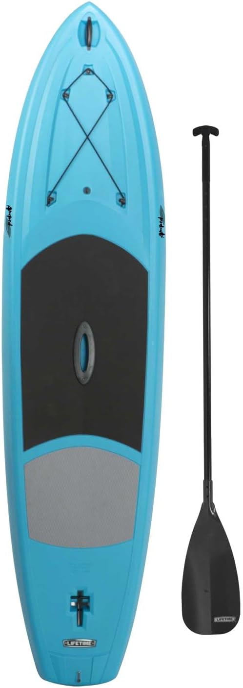 Lifetime Amped Hardshell Paddleboard with Paddle, 11', Glacier Blue