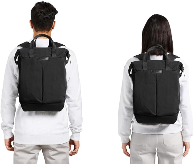 Bellroy Tokyo Totepack, water-resistant woven convertible backpack and tote bag - Everglade