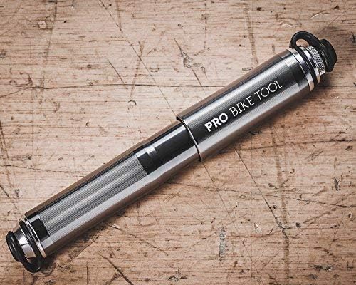 Pro Bike Tool Mini Bike Pump - Compact and Portable Bicycle Tire Pump for Fast Inflation - Compatible with Presta and Schrader Valves - Lightweight and Durable Design - Essential Bicycle Accessories